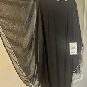 Black Round Neck Party Dress